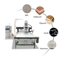 Routeur CNC à alimentation automatique pour le bois, machine de nesting CNC ATC, machine de découpe et de perçage pour la fabrication de meubles en MDF et mélamine