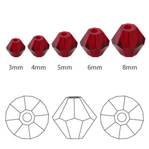 Perles Bicone en verre tchèque de haute qualité pour la fabrication de bijoux 4 6 8mm perles de cristal <span class=keywords><strong>à</strong></span> facettes pour Bracelet couture bricolage accessoires - Product Image 2