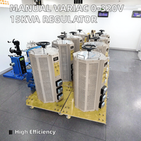 Stabilisateur de tension triphasé AC industriel MSKJ 9KVA 0-430V, transformateur Variac pour les tests de moteurs et l'utilisation en laboratoire