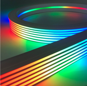 Cuttable 5m RGB <b>LED</b> Neon Strip Kit with Power Supply 24V Remote Flexible Silicone <b>Light</b> for DIY Home Decor - Product Image 3
