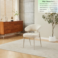 Chaise de salle à manger OKAY, moderne et simple, avec assise à ressorts ensachés, résistante à l'usure, ergonomique, décoration intérieure minimaliste, chaises de salle à manger en tissu