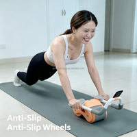 Rueda Abdominal con Rebote Automático para Entrenamiento de Core en Casa, para Hombres y Mujeres Adultos, Ejercicio Deportivo