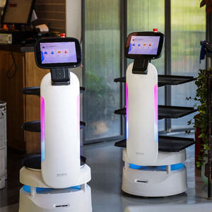 أفضل مبيعًا مساعد جهاز تحكم عن بعد توصيل روبوت نادل للطعام لمطعم الفندق - Product Image 3