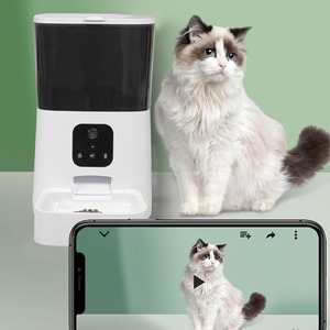 Video Wifi app điều khiển <span class=keywords><strong>Dog</strong></span> Dispenser tự động thông minh từ xa kết nối 6L thức ăn vật nuôi bát với máy ảnh tự động mèo trung chuyển - Product Image 2