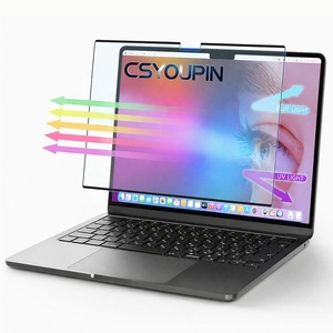 Protection d'écran magnétique anti-lumière bleue pour <span class=keywords><strong>MacBook</strong></span> <span class=keywords><strong>Pro</strong></span> 14'' (2021-2025, <span class=keywords><strong>M1</strong></span>/M2/M3/M4/M5) Installation sans bulles pour écran d'ordinateur portable - Product Image 4