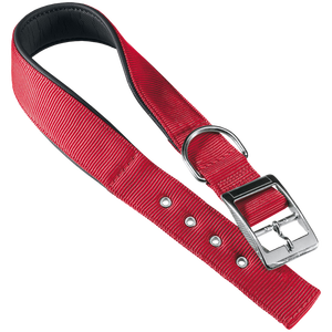 Daytona C Genuine <b>Leather</b> Pet <b>Collar</b> Modern Style Personalized 25mm X 4553cm <b>Red</b> Cat <b>Collar</b> <b>Dog</b> <b>Collar</b> - Product Image 1