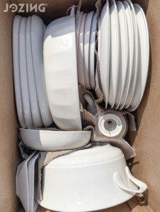 Vajilla de Cerámica Blanca Redonda Clásica de Porcelana de <span class=keywords><strong>la</strong></span> Fábrica JOZING, Apta para Microondas y Lavavajillas, para Uso en Restaurantes - Product Image 3