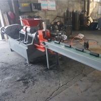 Ronde À grande Vitesse De Barre De Charbon de bois Faisant La Machine