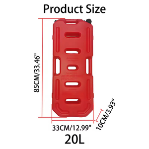 Réservoir de carburant en plastique de 20 L <span class=keywords><strong>pour</strong></span> véhicule tout-terrain, conteneur d'essence avec un grand volume de stockage, accessoires extérieurs - Product Image 2