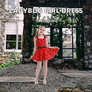 Coccinelle Princesse Inspirée Filles <span class=keywords><strong>Robe</strong></span> Costume pour Nouvel An & Halloween Carnaval Outfit - Product Image 2