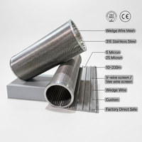 Filtro de Cono de Alambre Tipo Johnson, Acero Inoxidable 304 316L, Cono Enrollado en Forma de V para Control de Arena en Pozos de Agua, Personalizado
