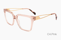 Montures de lunettes de vue de luxe carrées en acétate et métal pour femmes, vente en gros