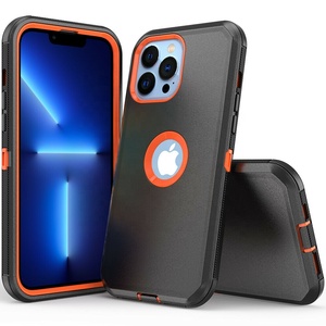 Vente en gros de coques de téléphone pour <span class=keywords><strong>13</strong></span> Pro Max, protection intégrale 360°, antichoc, TPU+PC, coque de protection robuste, design sportif, couleurs variées - Product Image 2