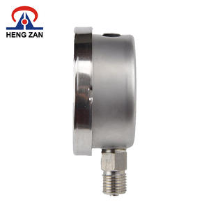 HENGZAN 63mm 모든 스테인리스 <span class=keywords><strong>hydronic</strong></span> 기름에 의하여 채워지는 압력 계기 압력계 - Product Image 3