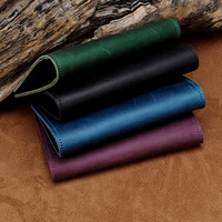 Portefeuille de voyage en cuir de vachette véritable avec logo personnalisé, accessoires de voyage