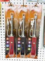 1.2USD Briquets Encendedores Briquet Briquet USB personnalisé Rechargeable Coupe-vent Main Tactile Briquet électrique