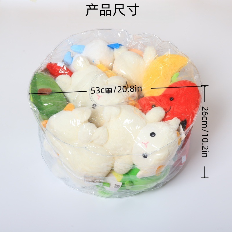 Cylindrique pvc double face 50 fil-transparent