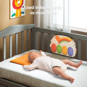 Tumama Kids Activity Gym Spiel matte Sensory <span class=keywords><strong>Baby</strong></span> <span class=keywords><strong>Tummy</strong></span> <span class=keywords><strong>Time</strong></span> Spiel matte Krabbel spiel <span class=keywords><strong>Baby</strong></span> Laufs tall Klavier matten Musikspiel zeug für Kleinkinder - Product Image 5