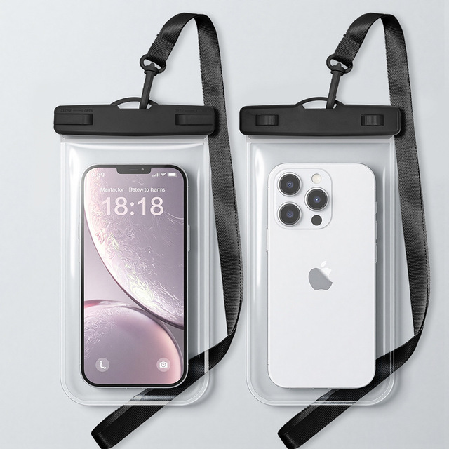 Lulin Custom Universal Transparent Clear Phone Accessories Cell Mobile PVC Water Proof Bag IPX8 Phone Case Waterproof Pouch
