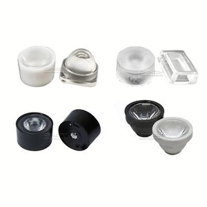 Lentille LED SMD personnalisable 13mm 15mm 18mm 20mm pour 2835 3528 3535 5050 5730 PC PMMA Verre Lentille optique 15 30 45 60 90 120 Degrés - Product Image 1