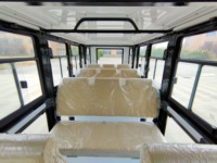 TongCai électrique à deux étages forwad batterie d'invité de ville de carburant inversé avec rideau de pluie voiture de bus touristique