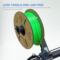 Elegoo Filament PLA 1.75mm Matériau pour imprimante 3D de haute précision Tiges en plastique faciles et écologiques pour une impression facile
