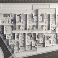 Villa Prefabricada Moderna de Estructura de Acero, para Hotel o Apartamento, de 6 Pisos, Ahorro de Energía, Montaje Rápido, Fácil Instalación, Galvanizada