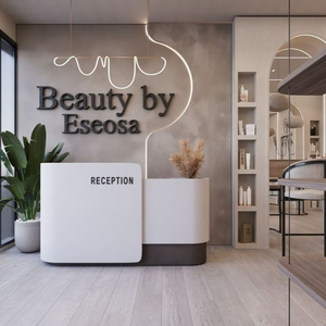 <span class=keywords><strong>Bancone</strong></span> Reception Ecologico Personalizzato, <span class=keywords><strong>Design</strong></span> per Salone di Bellezza, Arredamento per Ufficio, Banconi Cassa - Product Image 1