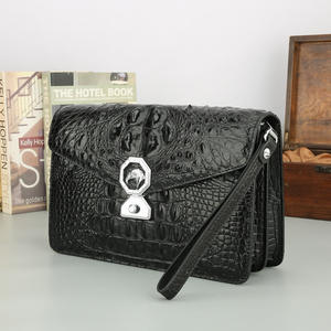 Bolso de mano para hombre de New <span class=keywords><strong>Thai</strong></span> Siamese Casual Crocodile Leather Clutch Fashion Trend Business Bag con cierre de cremallera - Product Image 6