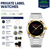 Nouveaux produits Conception personnalisée Montres mécaniques étanches pour hommes avec mouvement japonais NH35 de 40 mm