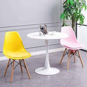 Modern Minimalist Negotiation Marble <strong>Tulip</strong> Chair Nordic Luxury Reception Coffee Dining <strong>Table</strong> Small Round Meeting Office <strong>Table</strong> - Product Image 6