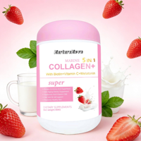 Poudre de collagène marin 5-en-1 Teyi |   Complément alimentaire anti-âge pour adultes |   Délicieuse saveur fraise 508g |   Durée de conservation de 2 ans