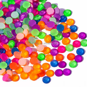 Стразы Selina Crystal, экологически чистые, флуоресцентные, светящиеся в темноте, с плоским дном, размеры SS6-SS30, стеклянные, для ногтей и ручной работы, для украшений - Product Image 2