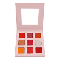 Palette de fard à paupières imperméable de haute qualité 9 Palette de fard à paupières marron pour cadeaux