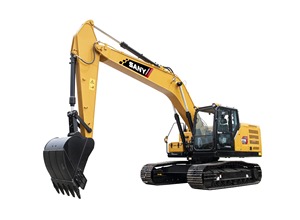 Nouvelle pelle sur chenilles SANY SY215C-S jaune, équipement de construction de taille moyenne, machine de terrassement robuste - Product Image 5