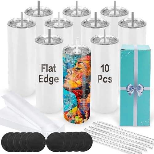 White 25 Pack-Flat Edge