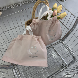 Hot bán khuyến mãi tái sử dụng hàng tạp hóa lớn Tote cá nhân PE plasetics siêu thị mua sắm túi - Product Image 2