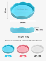 Couvre-tasse en silicone de qualité alimentaire, écologique, certifié CE, moderne et minimaliste, anti-poussière, tapis pour tasse, sous-verre isolant thermique