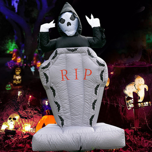 Personalizado inflable fantasma Festival Tombstone al aire libre Horror Halloween decoración inflable - Product Image 1