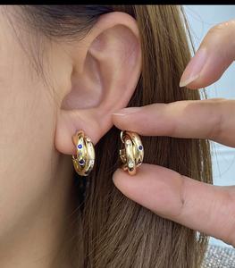 เครื่องประดับสั่งทำพิเศษ ต่างหูทองแท้ 9k 10k 14k 18k ทองคำขาว ทองคำชมพู ทองคำเหลือง ประดับเพชร/พลอยจากแล็บ ผลิตจากโรงงาน - Product Image 4