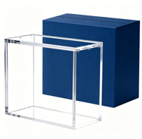 Boîte de protection magnétique transparente en acrylique écologique anti-UV pour boosters TCG anglais, panneau de 5 mm