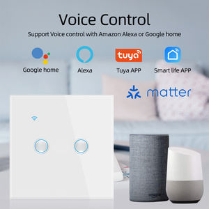 TYSH 1/<span class=keywords><strong>2</strong></span>/3/4 갱 유럽 지그비 투야 알렉사 원격 제어 라이트 스마트 홈 월 터치 홈킷 와이파이 스마트 스위치 - Product Image 3