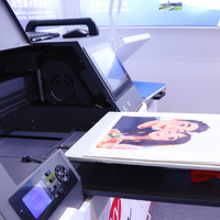 Solution d'impression tout-en-un pour la fabrication : Imprimantes DTG à plat A3, machine textile automatique haute efficacité pour l'impression directe sur vêtement, Flex