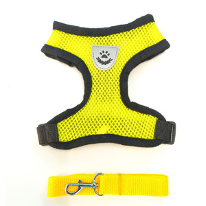 Arnés de malla transpirable, extraíble y lavable, suministros para mascotas multicolor, correa para perros, correa retráctil para perros grandes, antiescape - Product Image 4