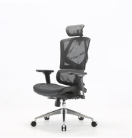 Chaise de bureau exécutive ergonomique moderne et réglable en velours avec base chromée pour usage professionnel par Zoyue Bower Modèle BH-I Shape
