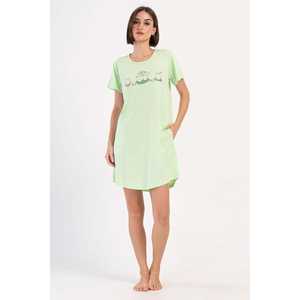 Tunique à manches courtes et col rond pour femme avec poche ovale, hauts décontractés - Product Image 4