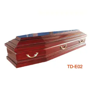 TD-E02 European Style Coffin Funeral Supplies