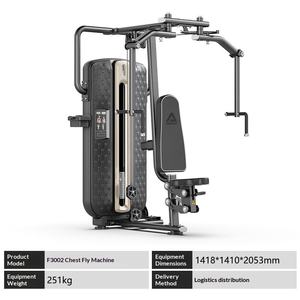 Máquina de Press de Pecho Mariposa Comercial de Acero Exclusiva para Gimnasios, <span class=keywords><strong>Polea</strong></span> Alta/Baja para Entrenamiento de Fuerza de Espalda, Cadera y Piernas, Set Completo F3000 - Product Image 1