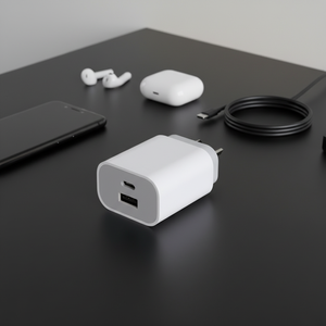 <span class=keywords><strong>Cargador</strong></span> Rápido GaN <span class=keywords><strong>Original</strong></span> Australiano SAA AU de Pared con Doble Puerto Tipo C USB PD QC3.0 20W 25W 30W para Apple <span class=keywords><strong>iPhone</strong></span> 13 14 15 16 17 - Product Image 1