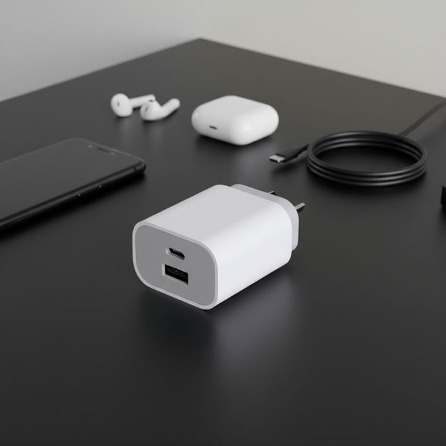 Original Australian SAA AU Wall Dual Port Type C USB PD QC3.0 20W 25W 30W GaN Fast Charger Head for apple iphone 13 14 15 16 17